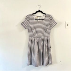 Levi’s cotton dress with faded stripes